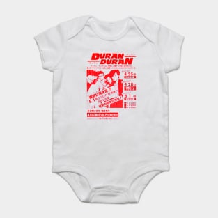 Vintage Japanese duran duran poster Baby Bodysuit